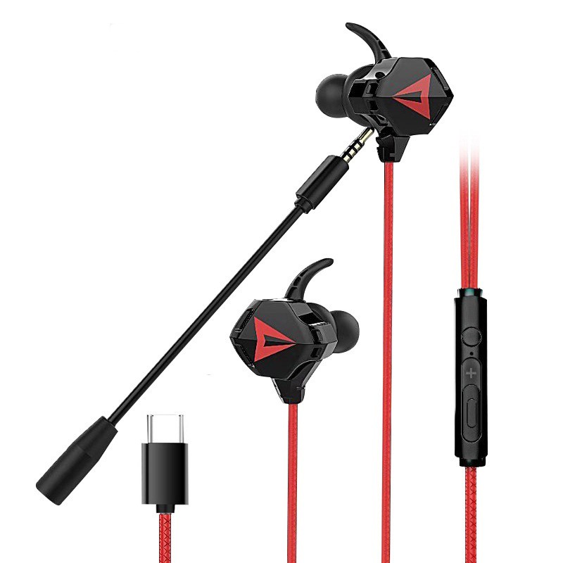 【24h SHIPS】Original GAMO G9 Gaming Headphone Stereo Bass Noise Reduction Earphone Sport PUBG Earbuds Mic Mobile