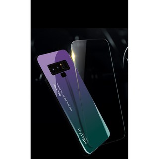 Tempered Glass Case For Samsung Galaxy Note 9 Luxury Gradient Back Cover