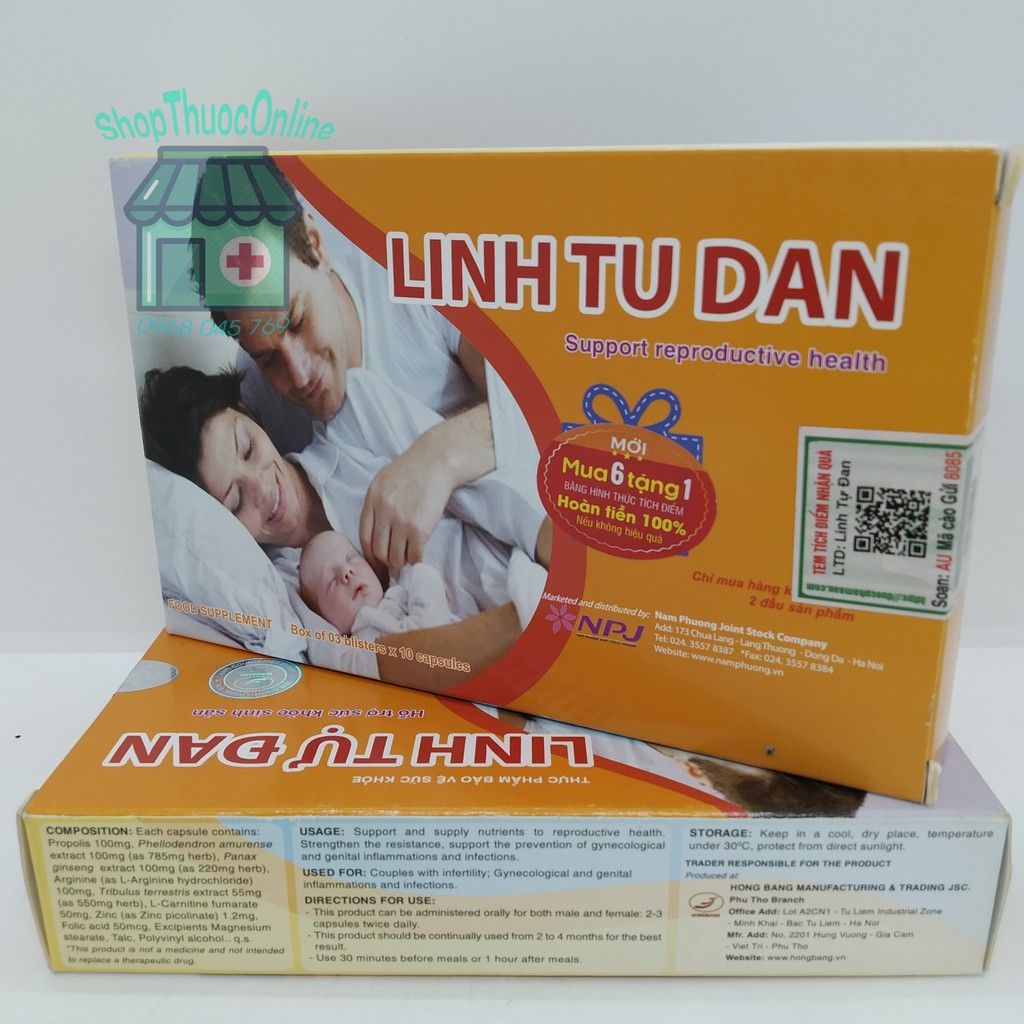 LINH TỰ ĐAN - Hỗ trợ điều trị vô sinh hiễm muộn