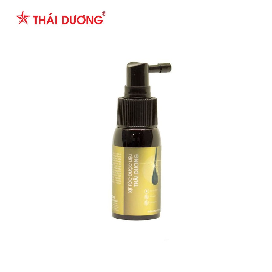 Xịt Tóc Dược liệu Thái Dương - Dưỡng Tóc, Kích thích Mọc Tóc, Ngăn Rụng Tóc, Ngừa Gàu Ngứa (Lọ 30ml) [Chính Hãng]