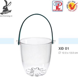 Xô đựng đá bằng nhựa trong Acrylic