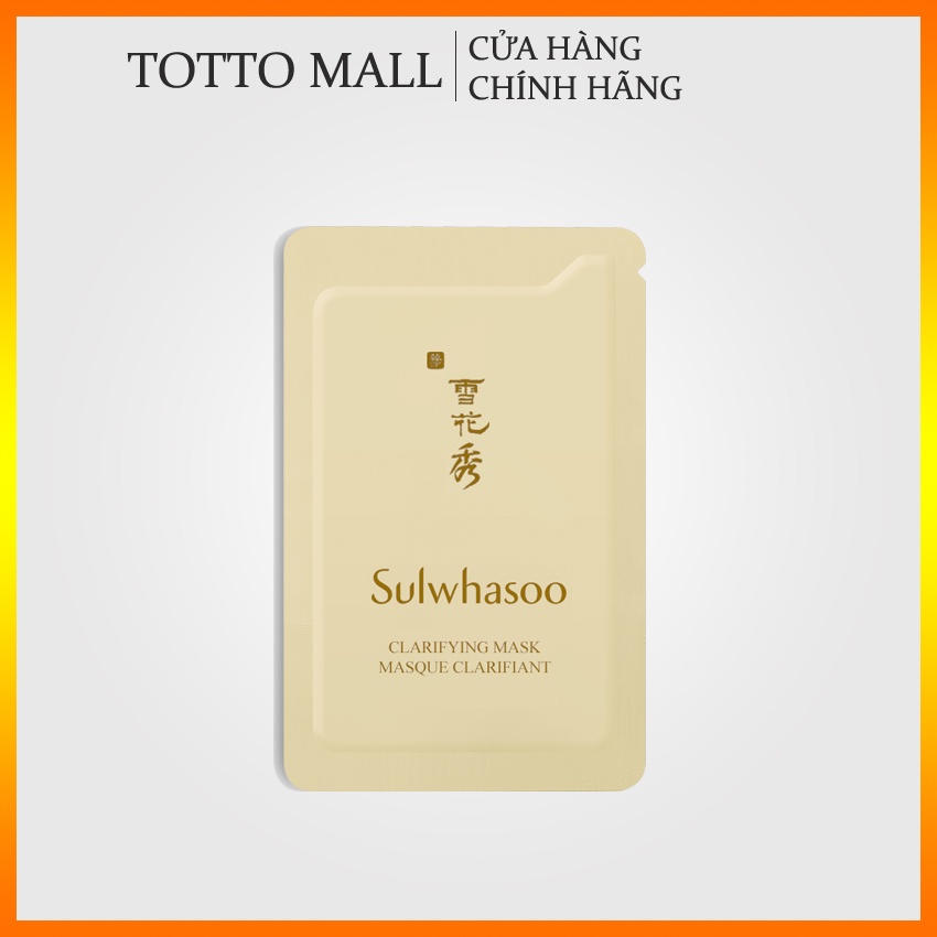 [2 gói] mặt nạ lột Sulwhasoo Clarifying Mask Ex 3ml/gói - Gói mặt nạ lột sulwhasoo