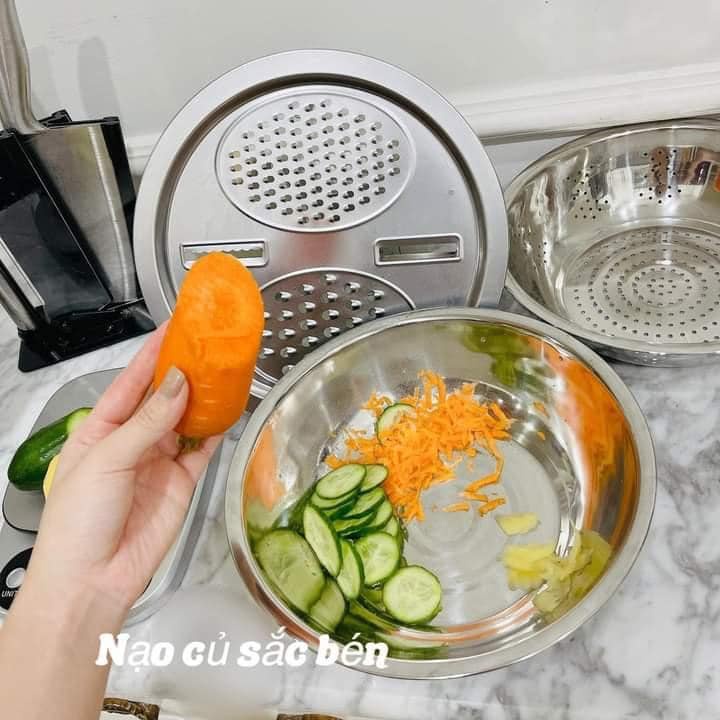 SÉT RỔ NẠO INOX 3in1 SIÊU TIỆN LỢI