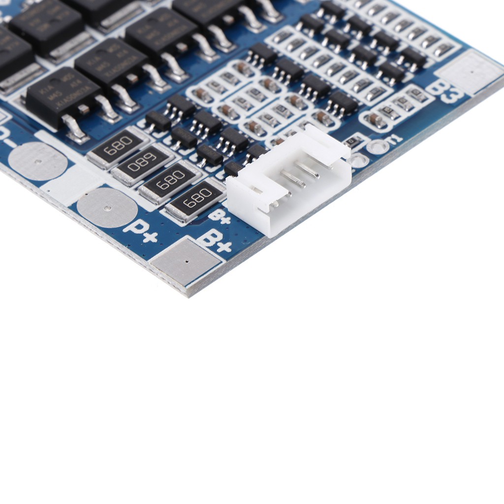Bảng Mạch Bảo Vệ Pin BMS 30a 12.8v W/3.2V 4S LiFePo4 18650
