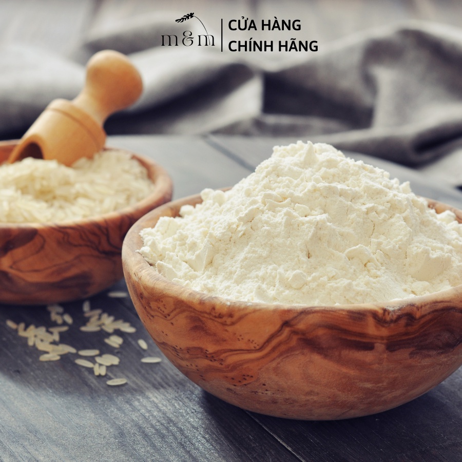 Combo Bột Trà Xanh + Bột Cám Gạo Đắp Mặt, Tắm Trắng, Nguyên Chất, Hữu Cơ, Handmade, Trắng Da, Mờ Thâm Sạm