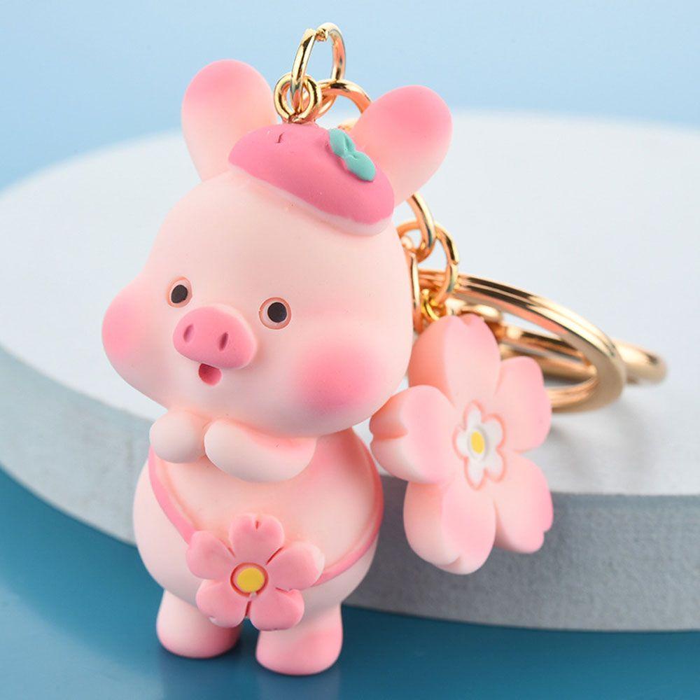 Móc Chìa Khóa Hình Heo Con Xinh Xắn Dễ Thương