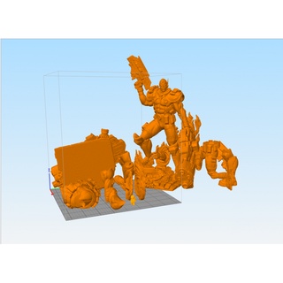 File in 3D Cable Statue