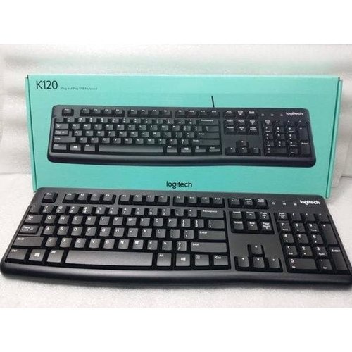 Bàn phím vi tính có dây Logitech K120 - Hàng Chính Hãng