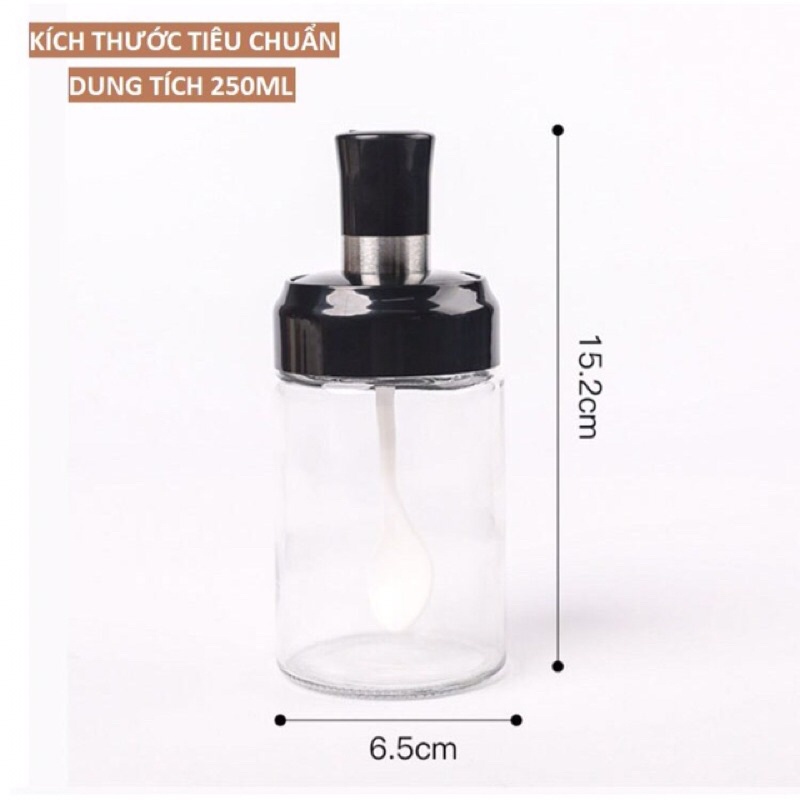 Lọ đựng gia vị kèm thìa thông minh