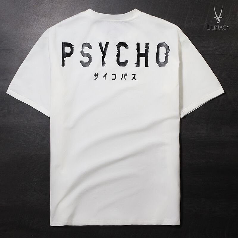 Áo Thun In hình Pyscho Decal Unisex Form Rộng Ullzang