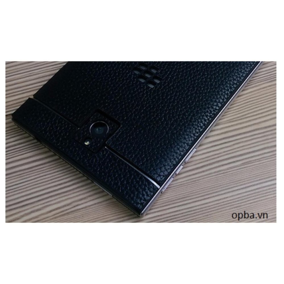 Dán Da IONE Blackberry Passport Da Bò Màu Đen