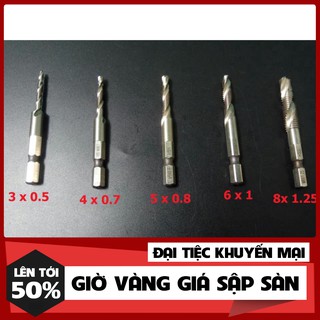 [ GIÁ TỐT NHẤT ] Mũi Khoan Taro Tạo Ren Cao Cấp hàng xịn M3, M4, M5, M6, M8 (1 mũi 1 hộp)