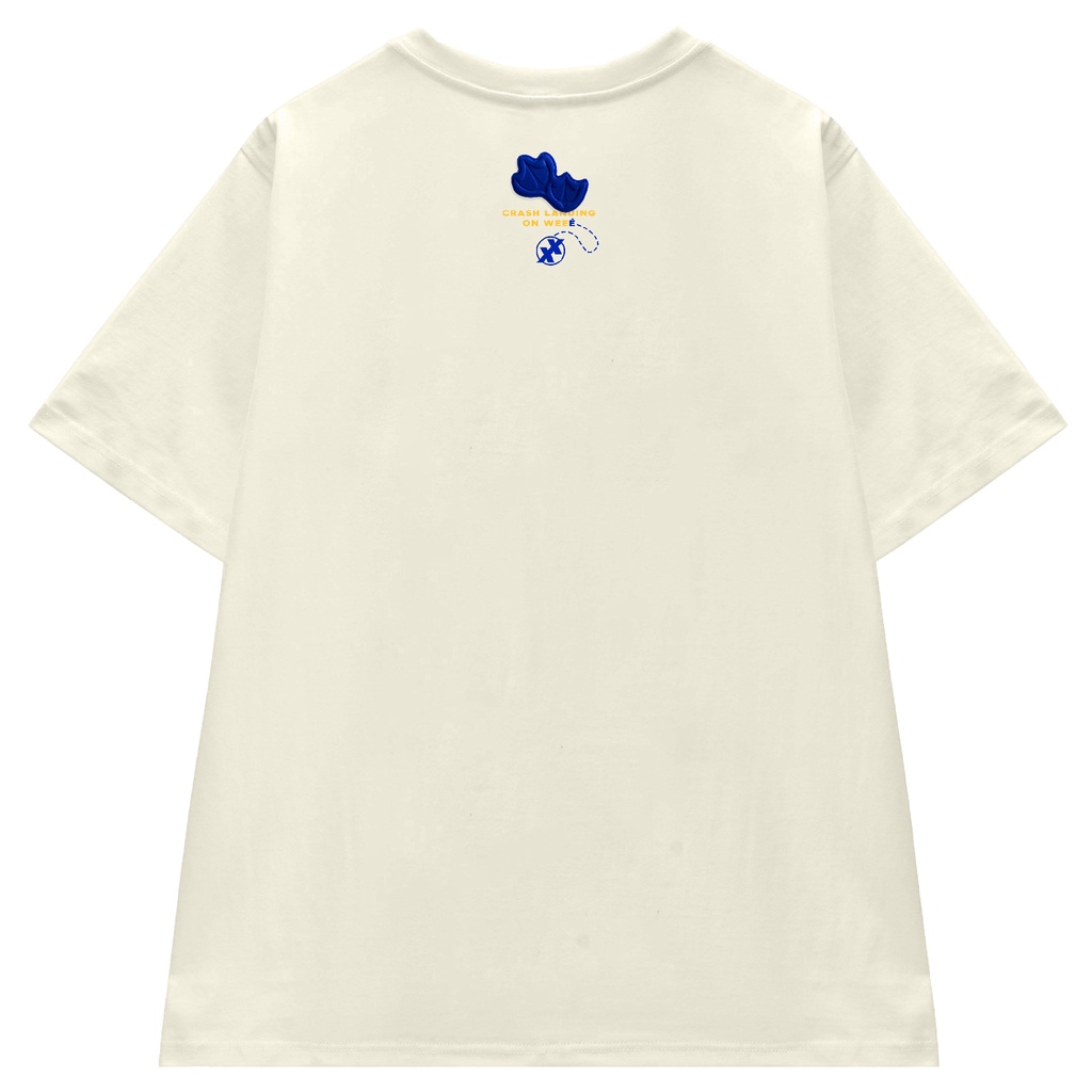 Áo thun | Áo phông nam nữ thoáng mát cao cấp Weeé Crash Tee – XXME - Beige màu be, cổ tròn, thoáng mát