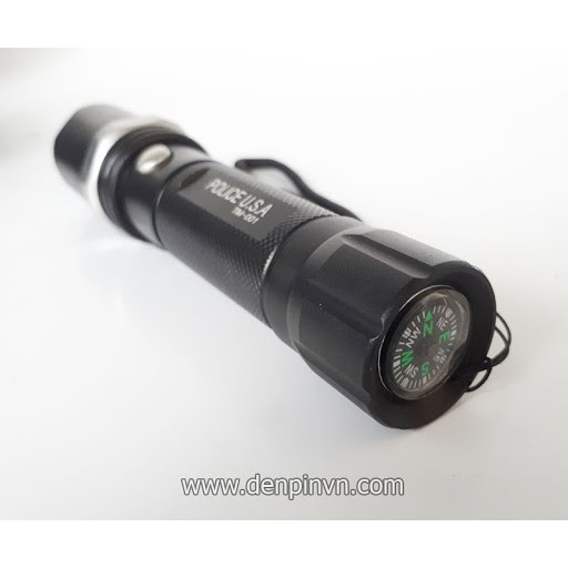 Đèn pin Police HY 001 cực sáng - fullbox có adapter để sạc