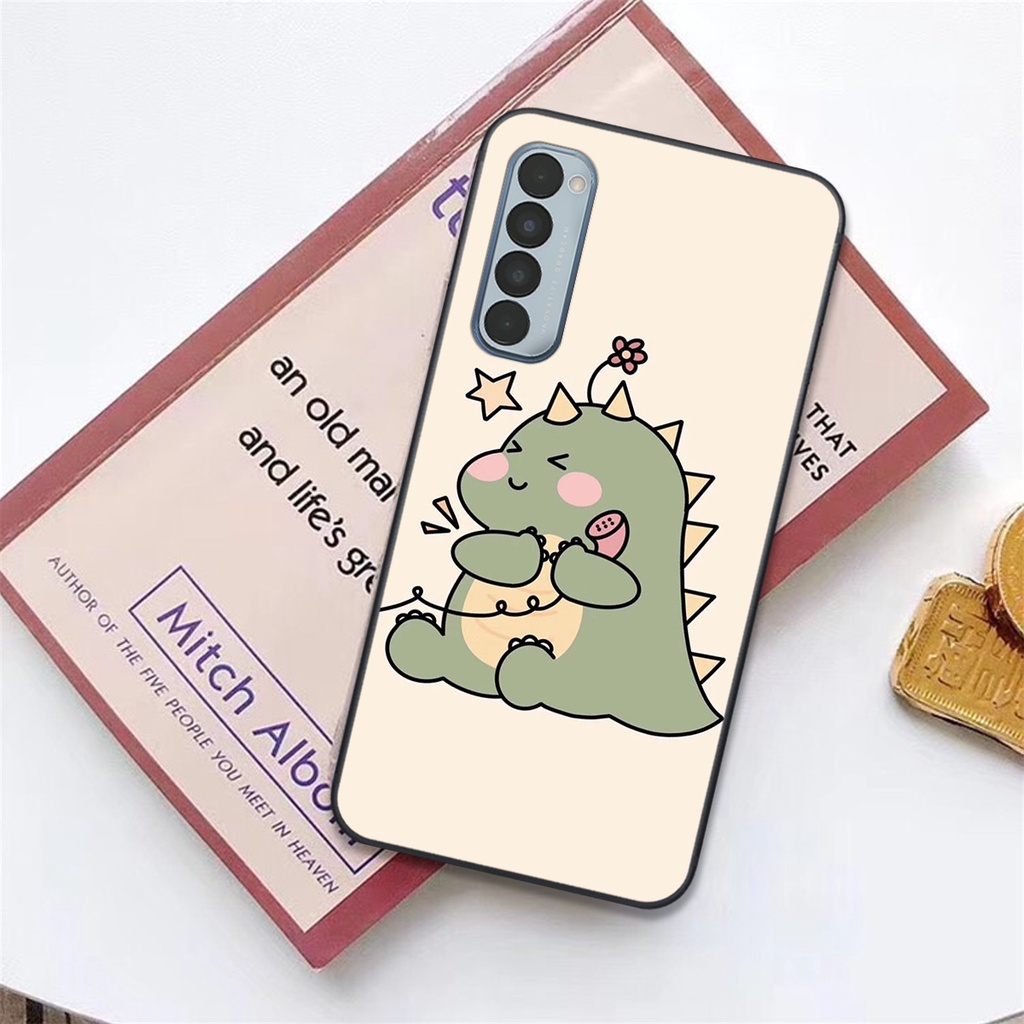 Ốp lưng Oppo Reno 4 - Reno 4 Po in hình khủng long cute