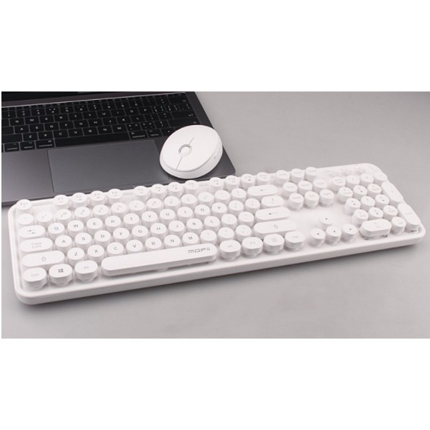 Bộ bàn phím và chuột không dây MOFii Sweet,tương thích PC,TV box,Laptop,Gõ phím cực êm 104 phím