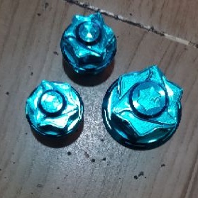 Ốc chảng ba Titanium GR5 chuẩn cho Raider/ Satria/ Sonic ( bộ 3 con)