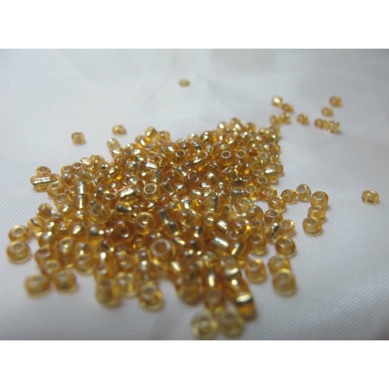 430g hạt cườm vàng đồng 2mm