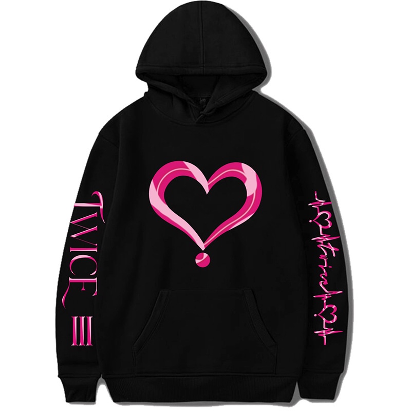 Áo Hoodie Dài Tay In Tên Các Thành Viên Nhóm Nhạc TWICE 4TH WORLD TOUR