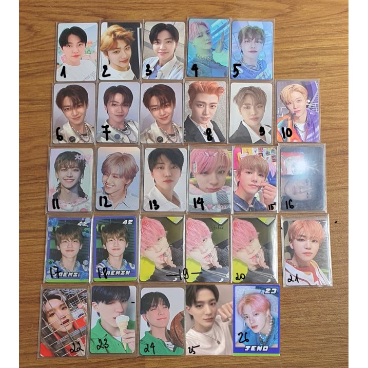 CARD ẢNH THẺ BO GÓC NCT (Jeno Jaemin Jisung Mark Renjun Haechan)