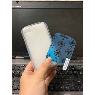 Combo ốp lưng silicon Q10 và dán màn hình 9H