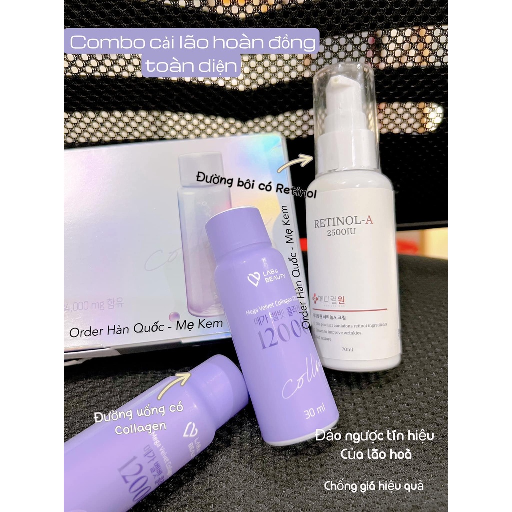 Collagen dạng nước uống đẹp da Lab Beauty 12000mg hộp 7 ống