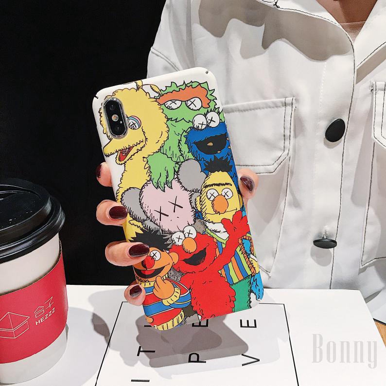 Ốp lưng hình sesame street cho iPhone X XS XR XS Max 8 7 6 6SP