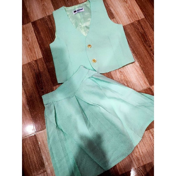 Set váy vải cho bé gái size nhí