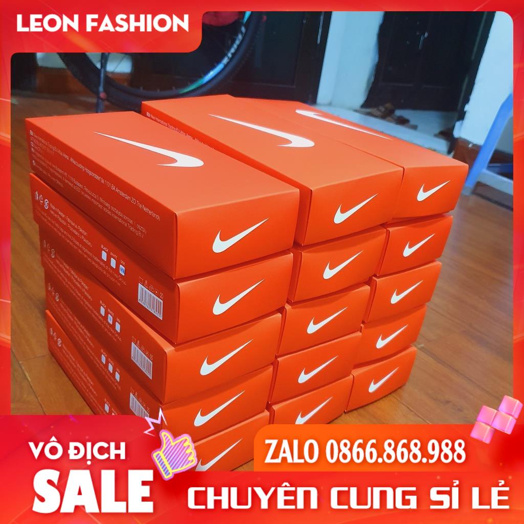 Tất NIKE cổ ngắn Màu nổi bật [Hộp 5 Đôi] Vớ Nam Nữ Thể thao Dệt kim Cao cấp QUÀ TẶNG - Kho sỉ tất