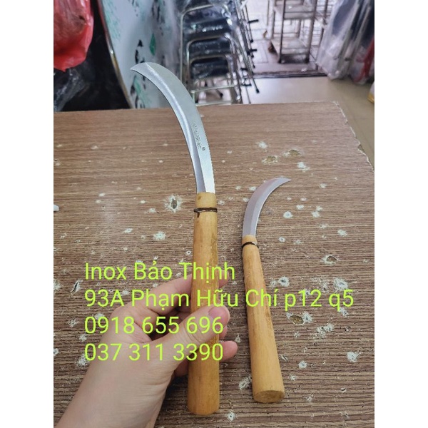 Dao cắt chuối cán inox và cán gỗ