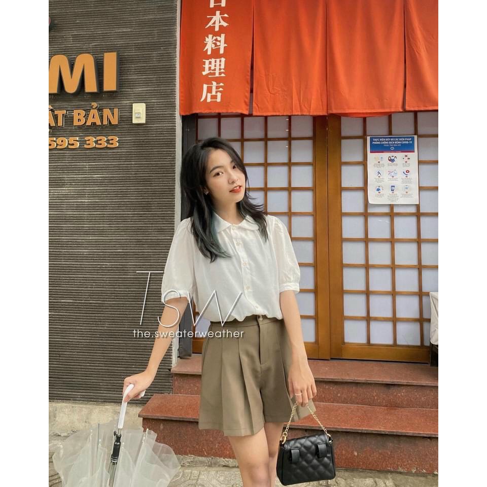 Quần short xếp ly MÃ 3308