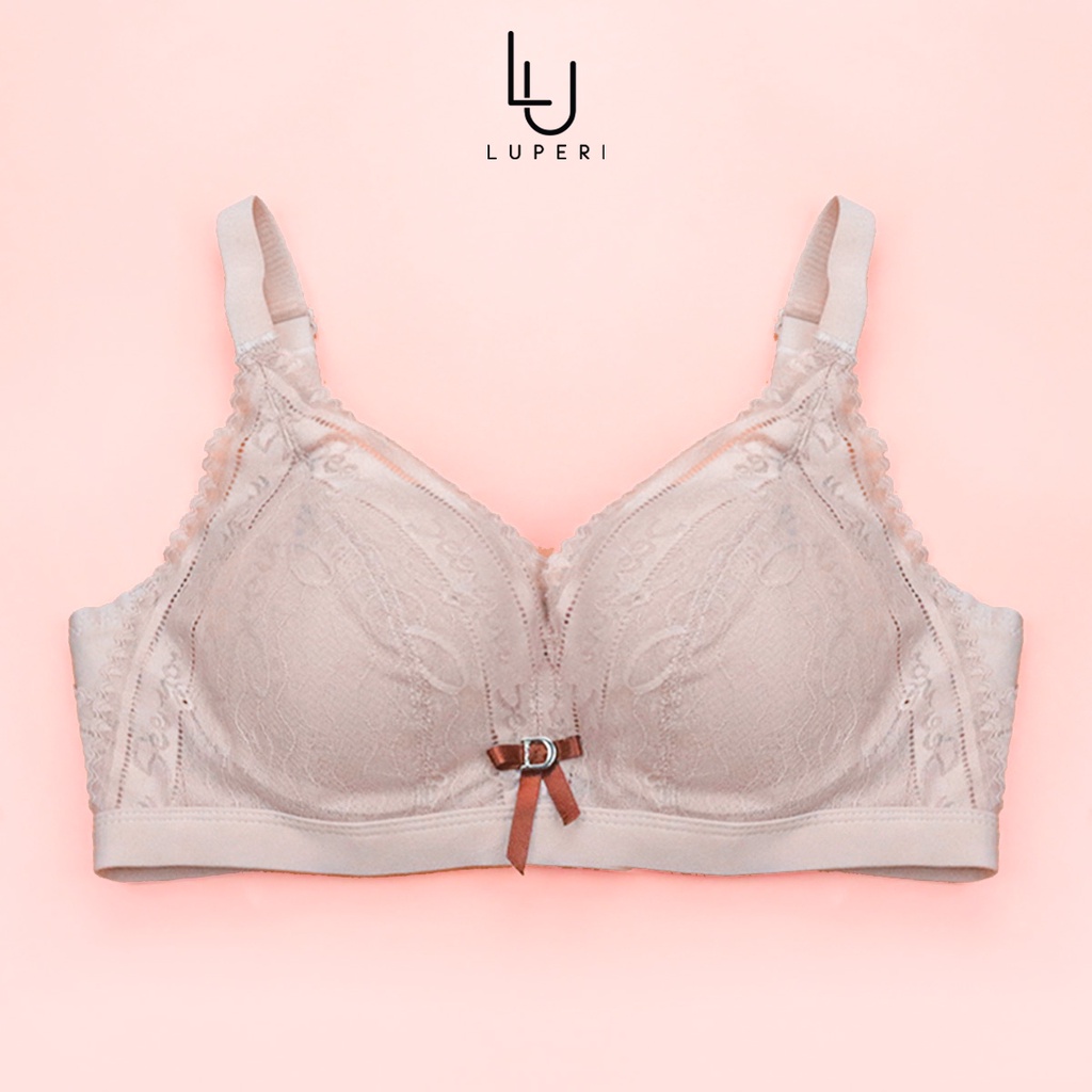 Áo Lót Nữ Không Gọng Siêu Nâng LUPERI Viền Quả Đắp Ren, Phù Hợp Cho Nàng Ngực Nhỏ Và Vừa - LUAL861