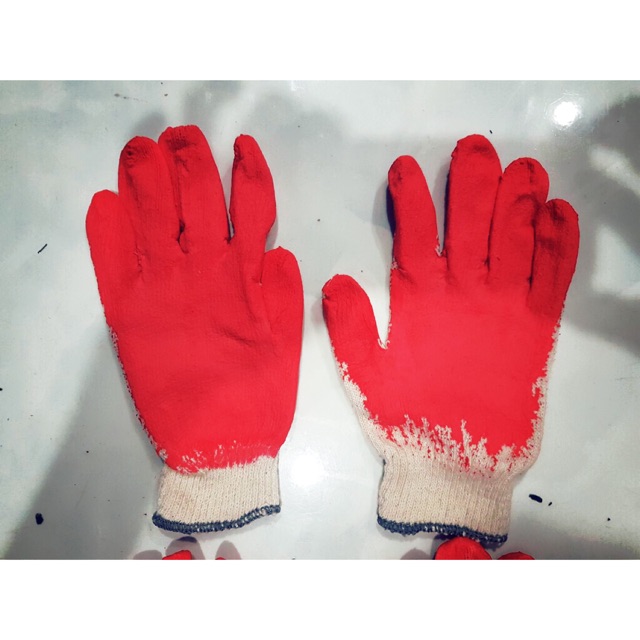 [RẺ VÔ ĐỊCH] 10 đôi găng tay phủ sơn 1 mặt