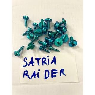 Bộ ốc áo titan raider satria 23c