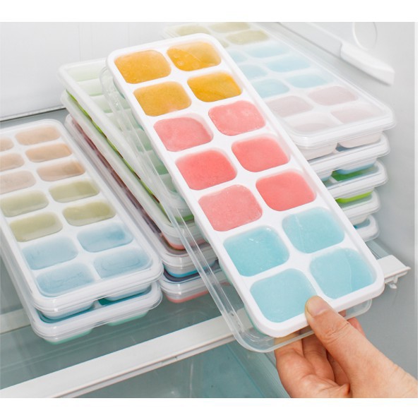 Khay trữ đông đế silicon trữ đồ ăn dặm cho bé
