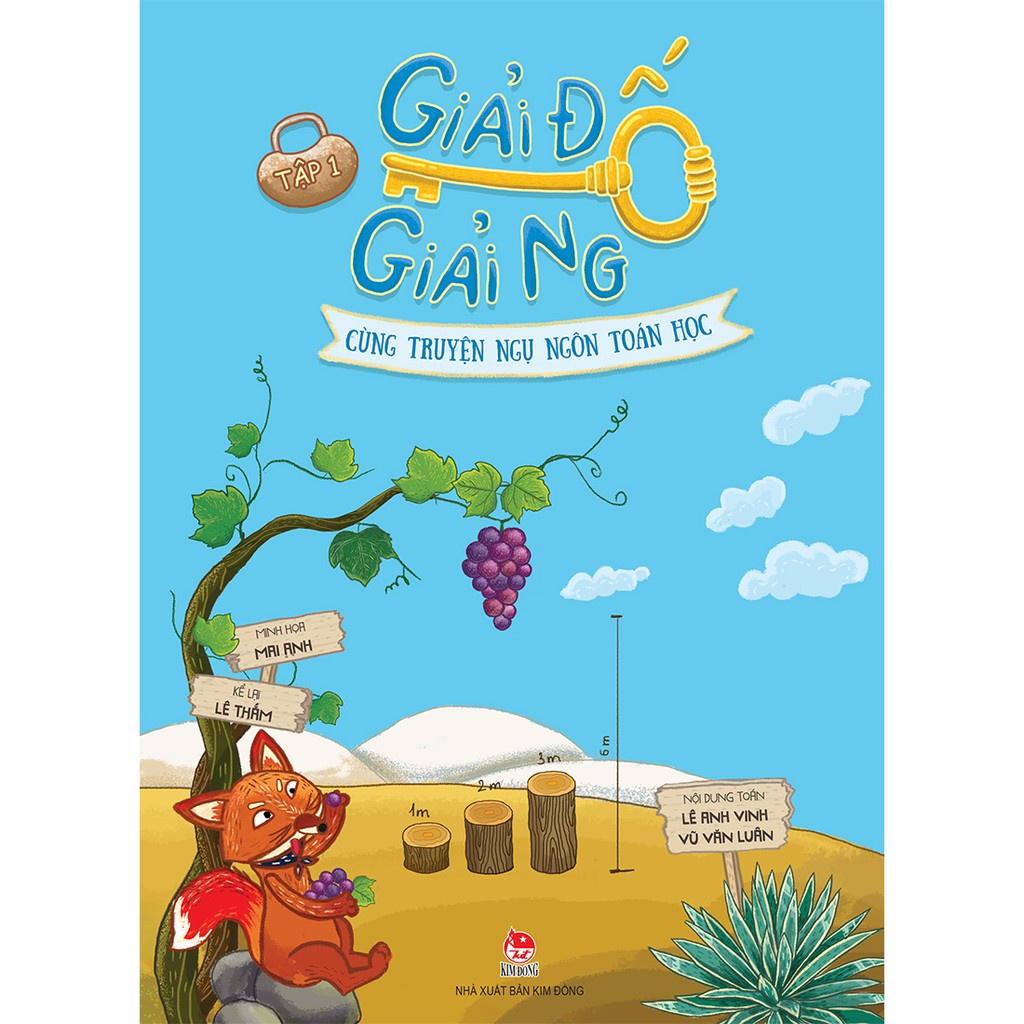 Sách - Giải đố giải ngố cùng truyện ngụ ngôn toán học ( Tập 1 2 3 4 ) - Nxb Kim Đồng