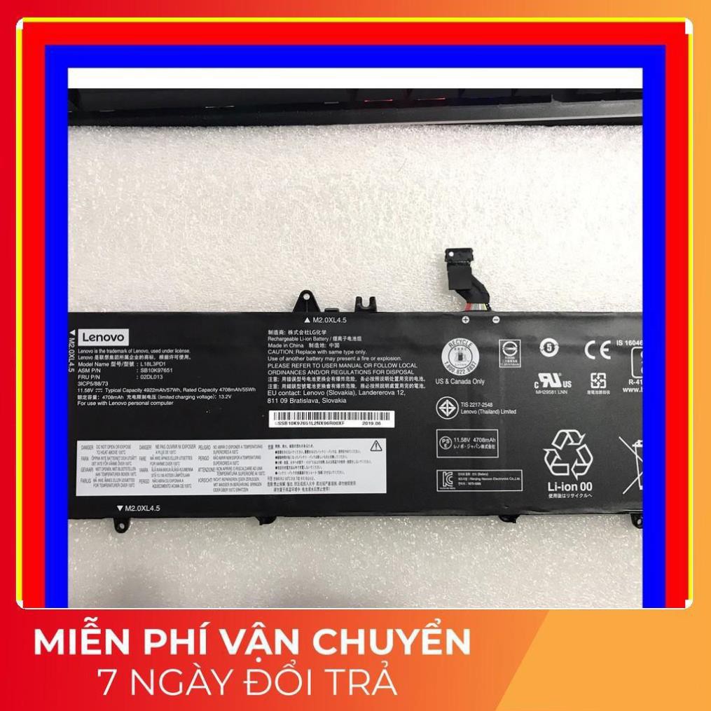 [PIN ZIN ] Pin laptop Lenovo ThinkPad T490s  L18L3PD1 SB10K97651 02DL013 L18M3PD1, L18M3PD2, SB10K97651, SB10K97652