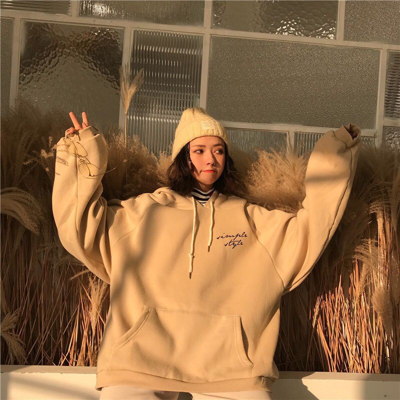 ÁO HOODIE 3 MÀU UNISEX BE TÍM XANH | BigBuy360 - bigbuy360.vn