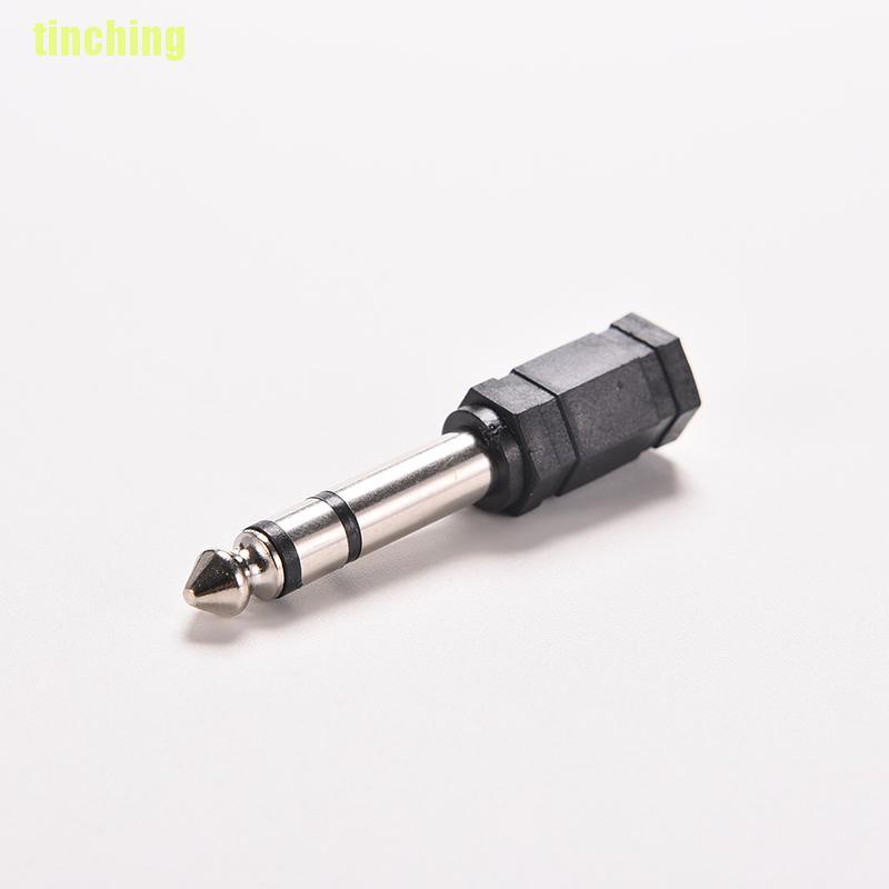 Đầu Chuyển Đổi Âm Thanh 1 6.5Mm 1 / 4 Male Sang 3.5Mm 1 / 8 Female Chất Lượng Cao