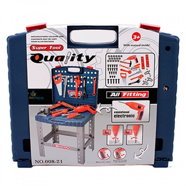 Bộ đồ chơi sửa chữa va li xách cho bé trai BBT Global 008-21