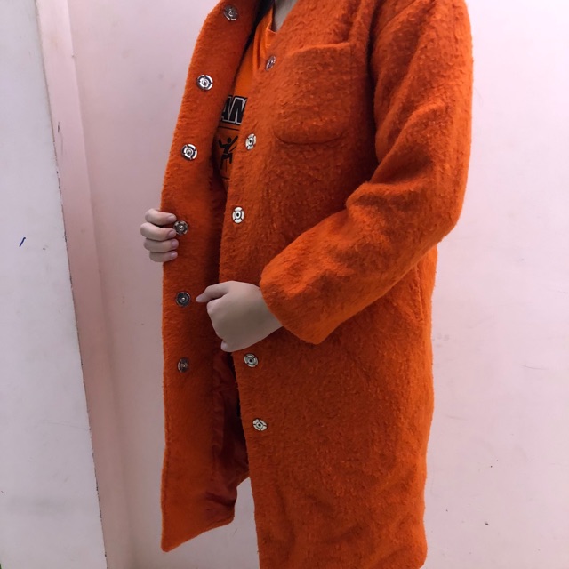 Áo khoác lông, dạ form dài bigsize - thanh lý