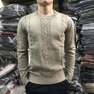 [Size TO]Áo len nam cổ tròn xuất dư VNXK