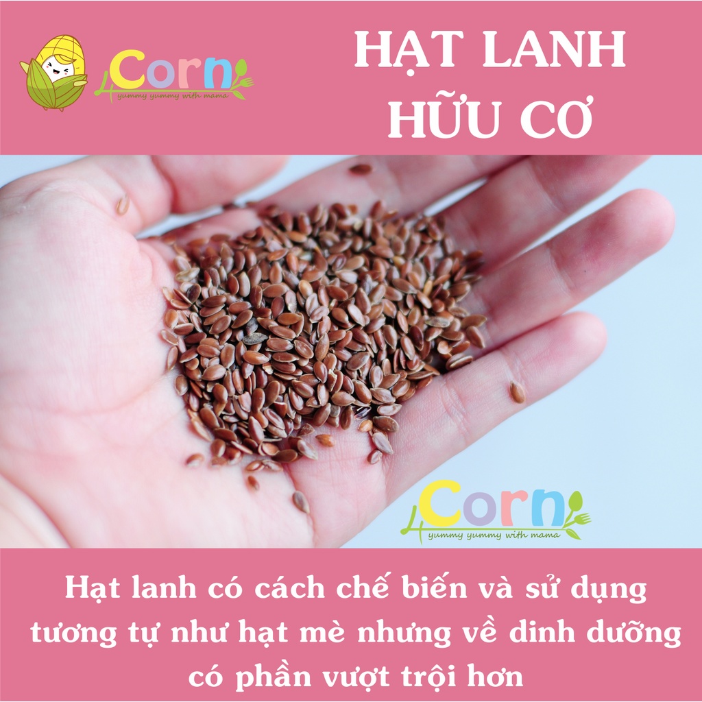 Hạt lanh hữu cơ Markal - Cho bé 9m+