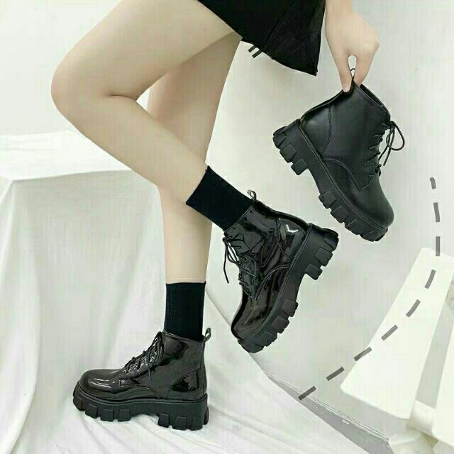 Giày Bốt Martin Hàn Quốc Đế Dày Cho Nữ | BigBuy360 - bigbuy360.vn