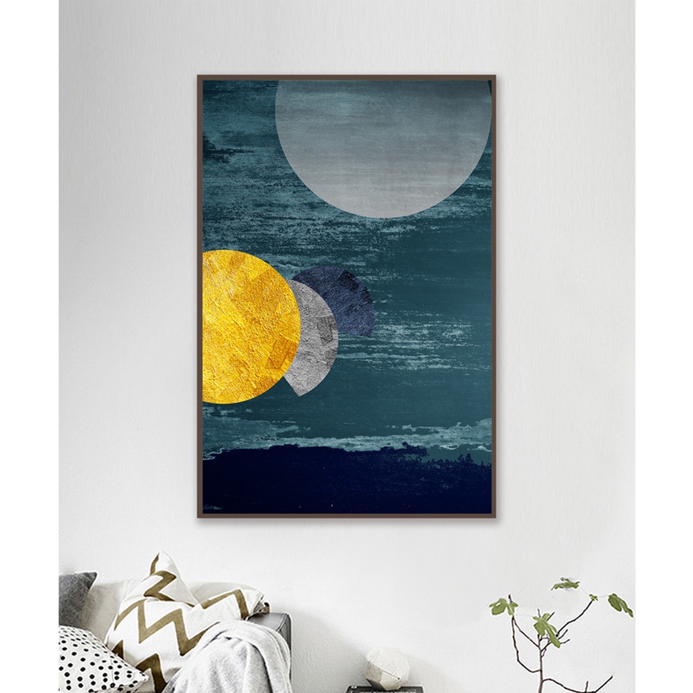In hình ép gỗ Laminate TRANH TRỪU TƯỢNG - Mẫu 52 (1 HCN 40x60, 50x75, 60x90). In ảnh theo yêu cầu