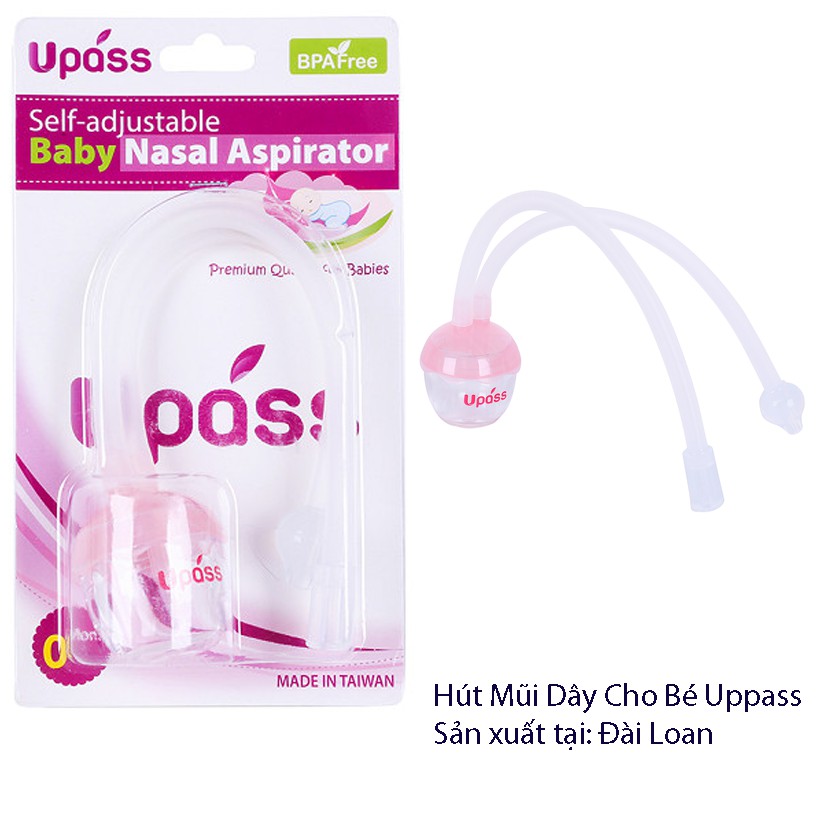 Hút mũi dây tự điều chỉnh bằng silicone cho bé chính hãng UPass