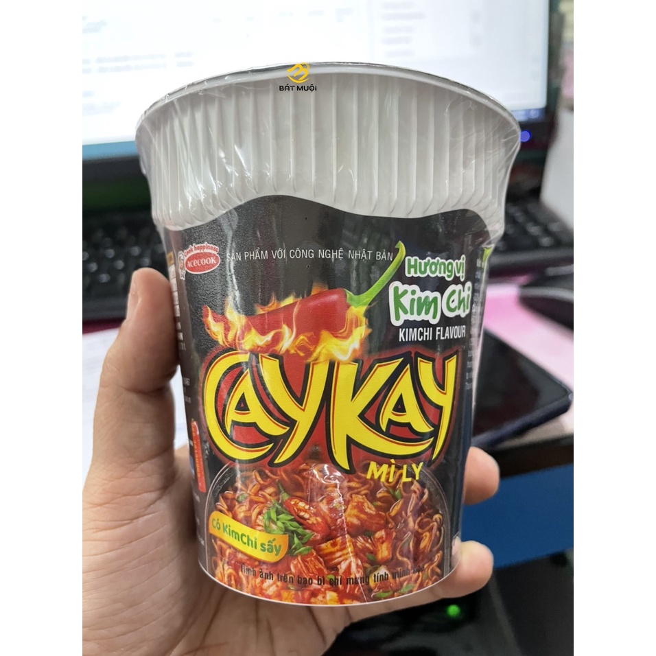 Mì Caykay vị kim chi ly 66g