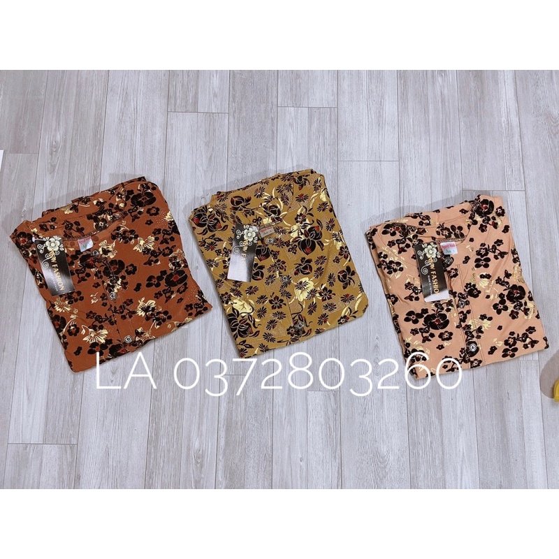 Bộ gấm hoa ép các bà Bộ hoa bà già
