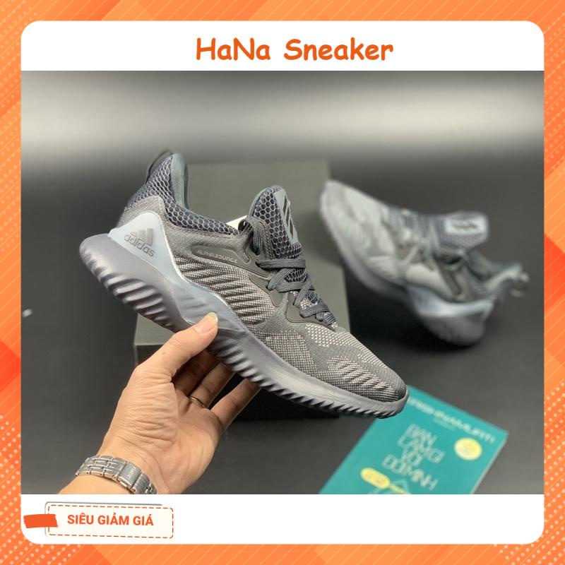 Giày thể thao/ Sneaker Alphabounce đen bạc (Full box)