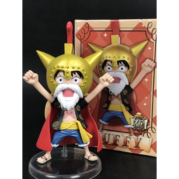 Mô hình One Piece Luffy Mũ Rơm và Mũ sắt